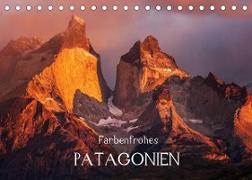Farbenfrohes PatagonienAT-Version (Tischkalender 2023 DIN A5 quer)