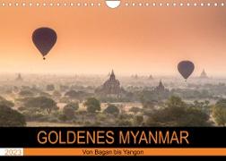 GOLDENES MYANMAR 2023 (Wandkalender 2023 DIN A4 quer)