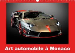 Art automobile à Monaco (Calendrier mural 2023 DIN A3 horizontal)