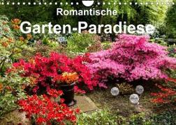 Romantische Garten-Paradiese (Wandkalender 2023 DIN A4 quer)