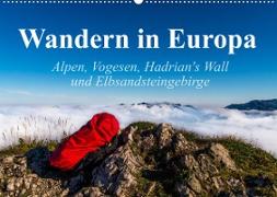 Wandern in Europa (Wandkalender 2023 DIN A2 quer)