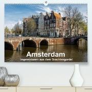 Amsterdam - Impressionen aus dem Grachtengordel (Premium, hochwertiger DIN A2 Wandkalender 2023, Kunstdruck in Hochglanz)