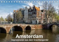 Amsterdam - Impressionen aus dem Grachtengordel (Tischkalender 2023 DIN A5 quer)