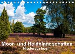 Moor- und Heidelandschaften Niedersachsen (Tischkalender 2023 DIN A5 quer)