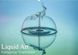 Liquid Art, Einzigartige Tropfenfotos (Wandkalender 2023 DIN A2 quer)