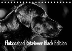 Flatcoated Retriever Black Edition (Tischkalender 2023 DIN A5 quer)