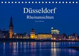 Düsseldorf - Rheinansichten (Tischkalender 2023 DIN A5 quer)