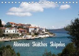 Alónnisos, Skiáthos, Skópelos (Tischkalender 2023 DIN A5 quer)