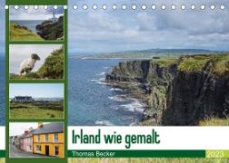Irland wie gemalt (Tischkalender 2023 DIN A5 quer)