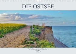 Die Ostsee - von Schleswig nach Glücksburg (Wandkalender 2023 DIN A3 quer)
