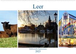 Leer - Ostfriesische Impressionen 2023 (Wandkalender 2023 DIN A2 quer)