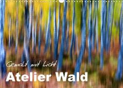 Atelier Wald - gemalt mit Licht (Wandkalender 2023 DIN A3 quer)