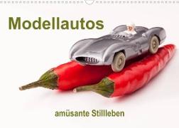 Modellautos - amüsante Stillleben (Wandkalender 2023 DIN A3 quer)