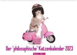 Der "philosophische" Katzenkalender 2023 (Wandkalender 2023 DIN A2 quer)