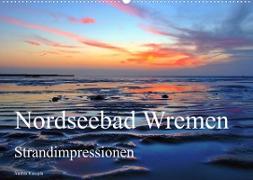 Nordseebad Wremen - Strandimpressionen (Wandkalender 2023 DIN A2 quer)