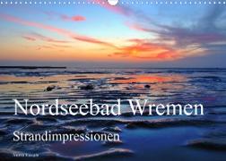 Nordseebad Wremen - Strandimpressionen (Wandkalender 2023 DIN A3 quer)