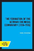 The Formation of the German Chemical Community 1720-1795