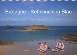 Bretagne - Sehnsucht in Blau (Wandkalender 2023 DIN A2 quer)