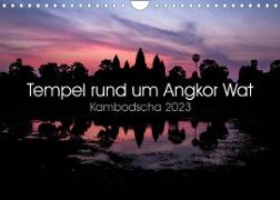 Tempel rund um Angkor Wat (Wandkalender 2023 DIN A4 quer)