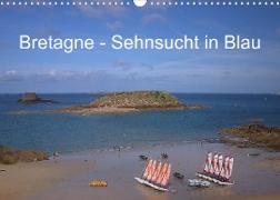 Bretagne - Sehnsucht in Blau (Wandkalender 2023 DIN A3 quer)