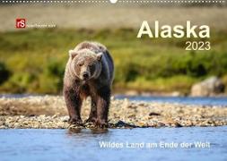 Alaska 2023 Wildes Land am Ende der Welt (Wandkalender 2023 DIN A2 quer)