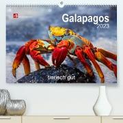 Galapagos 2022 tierisch gut (Premium, hochwertiger DIN A2 Wandkalender 2023, Kunstdruck in Hochglanz)