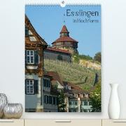 Esslingen in Hochform (Premium, hochwertiger DIN A2 Wandkalender 2023, Kunstdruck in Hochglanz)