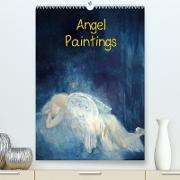 Angel paintings (Premium, hochwertiger DIN A2 Wandkalender 2023, Kunstdruck in Hochglanz)