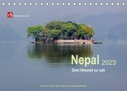 Nepal 2023 - Dem Himmel so nah (Tischkalender 2023 DIN A5 quer)