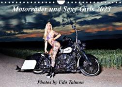 Motorräder und Sexy Girls (Wandkalender 2023 DIN A4 quer)