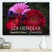 Les Gerberas Impressions florales (Premium, hochwertiger DIN A2 Wandkalender 2023, Kunstdruck in Hochglanz)