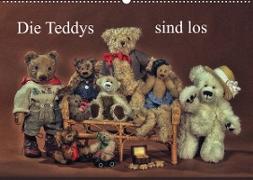 Die Teddys sind los (Wandkalender 2023 DIN A2 quer)