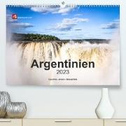 Argentinien, Gauchos - Anden - Wasserfälle (Premium, hochwertiger DIN A2 Wandkalender 2023, Kunstdruck in Hochglanz)