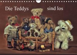 Die Teddys sind los (Wandkalender 2023 DIN A4 quer)