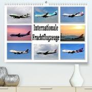 Internationale Frachtflugzeuge (Premium, hochwertiger DIN A2 Wandkalender 2023, Kunstdruck in Hochglanz)