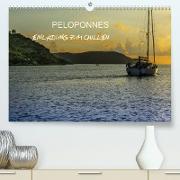Peloponnes - Einladung zum Chillen (Premium, hochwertiger DIN A2 Wandkalender 2023, Kunstdruck in Hochglanz)