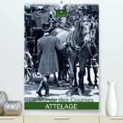Le Monde des Courses ATTELAGE (Premium, hochwertiger DIN A2 Wandkalender 2023, Kunstdruck in Hochglanz)