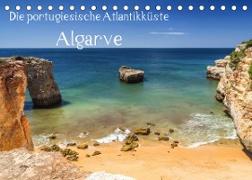 Die portugiesische Atlantikküste - AlgarveAT-Version (Tischkalender 2023 DIN A5 quer)
