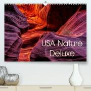 USA Nature Deluxe (Premium, hochwertiger DIN A2 Wandkalender 2023, Kunstdruck in Hochglanz)