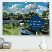 Bootsfahrt in Giethoorn (Premium, hochwertiger DIN A2 Wandkalender 2023, Kunstdruck in Hochglanz)