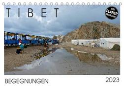 Tibet - Begegnungen (Tischkalender 2023 DIN A5 quer)