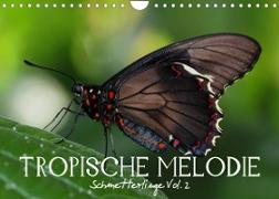 Tropische Melodie - Schmetterlinge Vol.2 (Wandkalender 2023 DIN A4 quer)