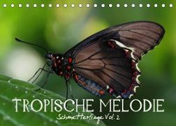 Tropische Melodie - Schmetterlinge Vol.2 (Tischkalender 2023 DIN A5 quer)