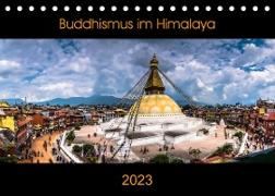 Buddhismus im Himalaya (Tischkalender 2023 DIN A5 quer)