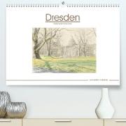 Dresden - Malerische Ansichten (Premium, hochwertiger DIN A2 Wandkalender 2023, Kunstdruck in Hochglanz)