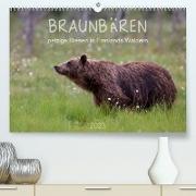 Braunbären - pelzige Riesen in Finnlands Wäldern (Premium, hochwertiger DIN A2 Wandkalender 2023, Kunstdruck in Hochglanz)