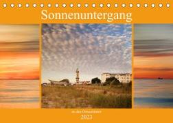 Sonnenuntergang an der Ostsee (Tischkalender 2023 DIN A5 quer)