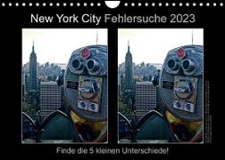 New York City Fehlersuche 2023 (Wandkalender 2023 DIN A4 quer)