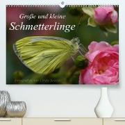 Große und kleine Schmetterlinge (Premium, hochwertiger DIN A2 Wandkalender 2023, Kunstdruck in Hochglanz)