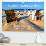 Küstenimpressionen von den Ostseeinseln Rügen und Usedom (Premium, hochwertiger DIN A2 Wandkalender 2023, Kunstdruck in Hochglanz)